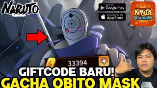Update Giftcode Baru & Gacha Obito Bertopeng Di Game Naruto Terf2p Di Android/Ios NINJA ACADEMY