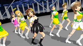 【mmdアイドルマスター】春香・千早・美希・真・雪歩・貴音・響・真美・やよいで千本桜