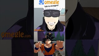 Goku Goes On Omegle Pt. 18 #goku #dragonball #kenpachi #aizen #ichigo #bleach #gojo #jjk