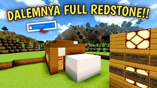 RUMAH KOTAK KEK GINI DALEMNYA FULL REDSTONE! MAP REDSTONE - Map Showcase Minecraft #66