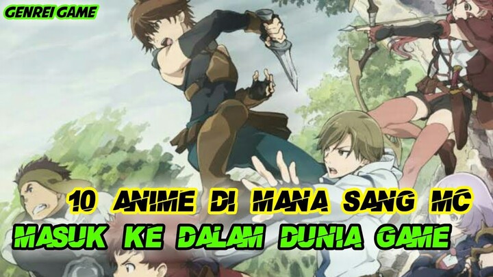 Di teleportasi ke dalam game!! 10 rekomendasi anime genrei game