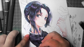 Menggambar: Lihat Rumah Shinobu Kochou