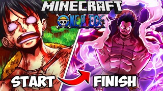 I Evolved As Luffy in Minecraft One Piece... This Is What Happened