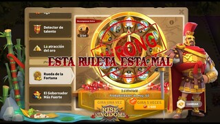 ESTA RULETA ESTA MAL | Rise of Kingdoms Español