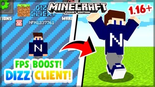 Dizz Client For Minecraft PE 1.16+ | Best Mobile Client For MCPE | FPS BOOSTER