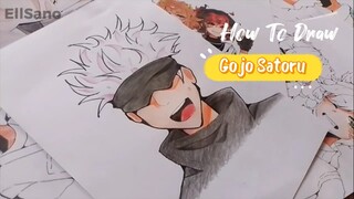 || —Part 2 || `Drawing Gojo Satoru Bagian Coloring` by EllSano