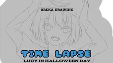 lucy in helloween day, part 1 [Time Lapse]