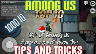 AMONG US TIPS AND TRICKS 1000 IQ🔥🔥80% OF AMONG US PLAYERS DONT KNOW THIS🤔🤔