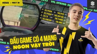 Kimchon: "Đầu game vô được 4 mạng ngon ghê chời" - Mic check VFL tuần 5 ngày 15 | HEAVY Free Fire