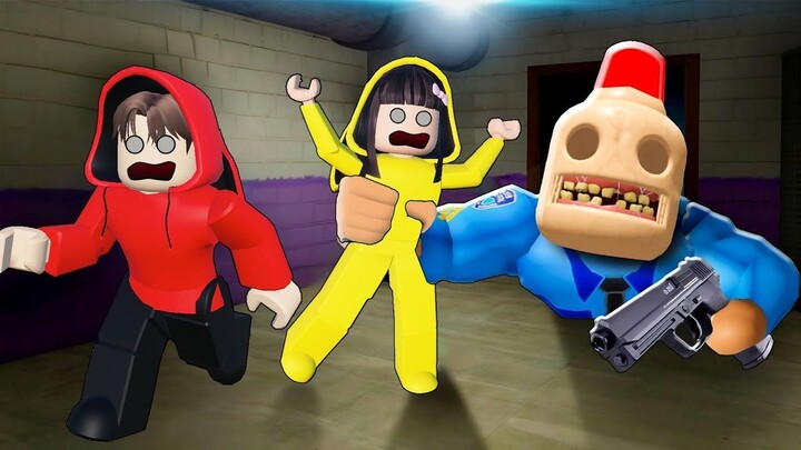 Yuta, Mio Dan Baby Celine Kabur Dari Polisi Sirene Head  ROBLOX