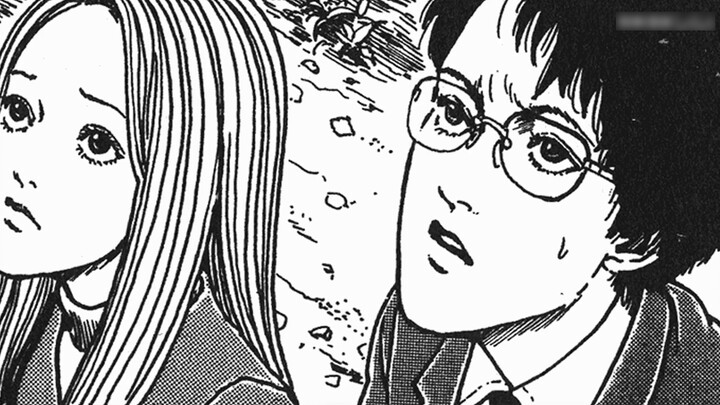 [Animated Comics] Junji Ito's "Uzumaki" Episode 1: One of the Uzumaki Maniacs, the old man stuffed h