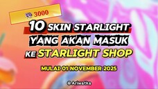Update Starlight Shop November 2025