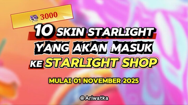 Update Starlight Shop November 2025