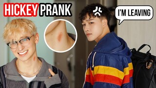 Who gave you that Hickey? 😡💢 【Cute Gay Couple 😂 Funny Prank】