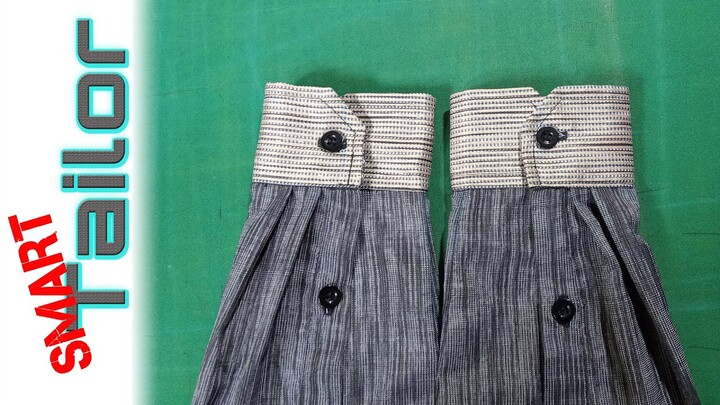Cara Membuat Manset Kemeja Pria || Smart Tailor