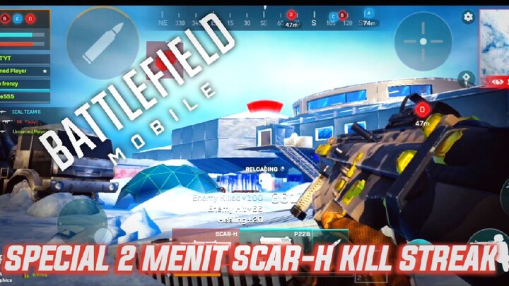 2 Menit Kill Streak Di Battlefield Mobile!!