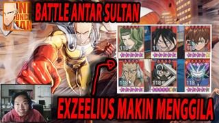 🔥🔥EXZEELIUS MAKIN MENGERIKAN DI PERTARUNGAN ANTAR SULTAN [ADU SSR+] - ONE PUNCH MAN The Strongest