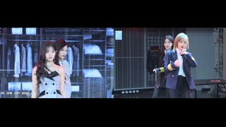 First there was the show by Bai Xinyu and Jiang Shan, then came the look out from Bai Xinyu and Jian