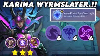 IMMORTAL WYRMSLAYER KARINA.!! LIGHT STAR CORE.!! MAGIC CHESS MOBILE LEGENDS