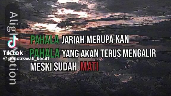 apa itu pahala jariyah?