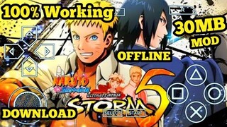 Naruto Shippuden Ultimate Ninja Storm 5 Game | PPSSPP Android | Tagalog Tutorial + Gameplay