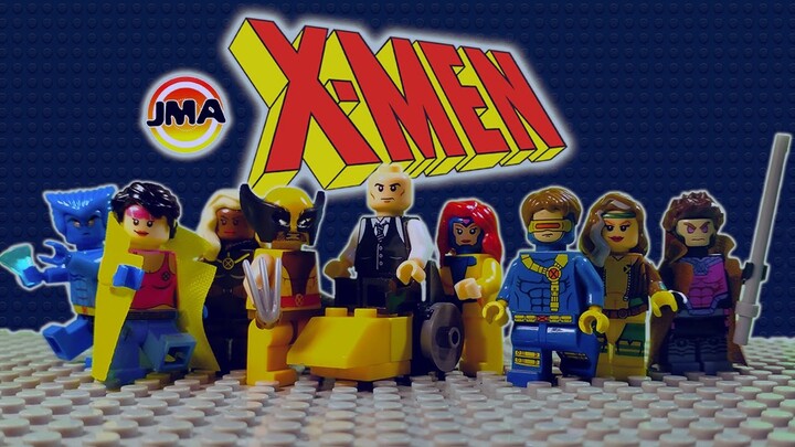 X-Men TAS (1992) Intro Recreation in LEGO - Brickfilm / Stop Motion / Animation