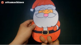 finger puppet craft Santa Claus ( rối tay ông già noel )
