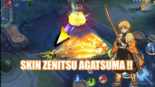 SKIN LANCELOT X ZENITSU 😱 !! | MOBILE LEGENDS