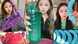 Thánh Ăn Đá Lạnh Như Ăn Kẹo Ngọt, Ăn Trái Cây Bộc Chocola - ASMR Ice Crunchy Eating sound#62