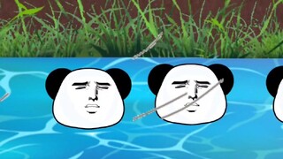 When I was eight years old, I went swimming in a stream with my friends, and my butt was broken that