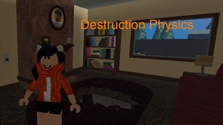 I Destroyed a Table (Destruction Physics) - Roblox