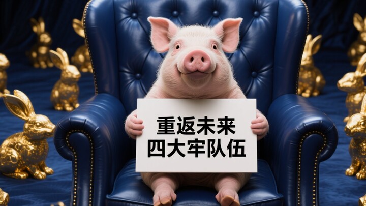 Tất cả đều là những chú ngựa màu xanh lam đậm
