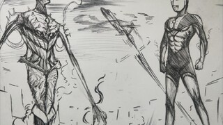 [手绘/狰狞巨人]佐菲：跨越时代的再度合体，粉碎星辰的奇迹之光