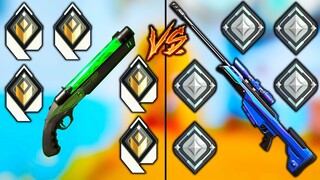 Valorant: Radiant Shorty VS Silver Operator! (200 VS 5000 CREDITS!)