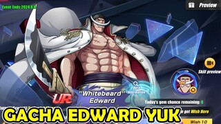 Gacha UR Edward Newgate Defender Terkuat Dan 90 Tiket Cari SSR+ Yuk - Baru Allstar Alliance