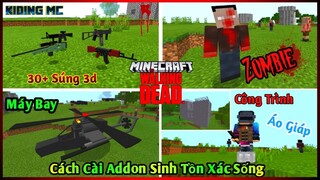 Cách Cài Addon Tận Thế Xác Sống - Zombie Apocalypse Giống Pc Cho Mcpe 1.17 (Có Link) | KIDING MC