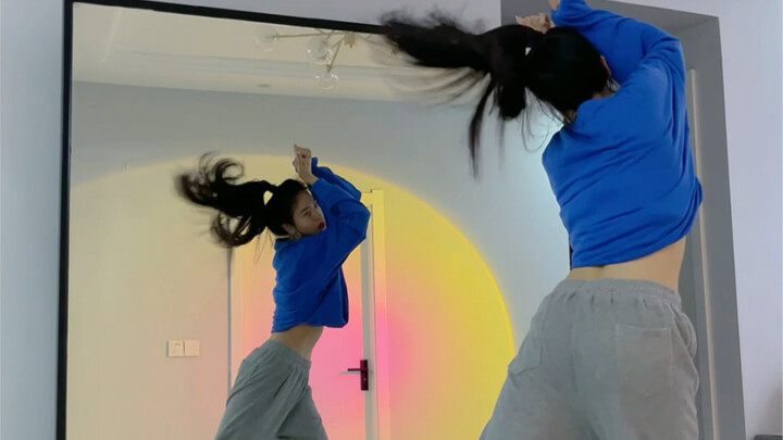jennie练习室舞蹈翻跳 sad girlz luv money （有慢动作分解）