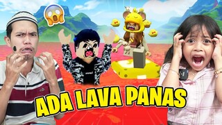 AWAS JANGAN SAMPAI TERKENA LAVA PANAS 😱😨 THE FLOOR IS LAVA ROBLOX GAME [ROBLOX INDONESIA]