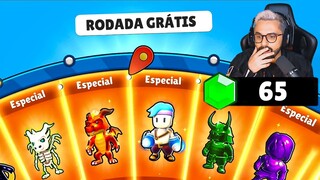 Não vou parar até pegar TODAS ESPECIAIS do Stumble Guys numa Conta que NUNCA GEMOU
