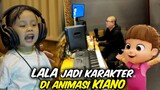 LALA DIBUATIN KARAKTER DI ANIMASI KIANO ‼️ INI DUBBING PERTAMANYA ..