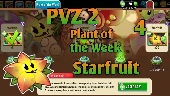 PVZ 2, Plant of the Week. Starfruit 4