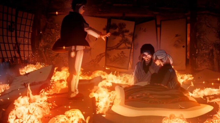 Ubayashiki blows up Muzan