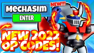 *2022* ALL NEW SECRET OP CODES MECHA SIMULATOR CODES In Roblox Mecha Simulator Codes!