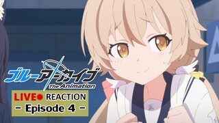 LIVE 🔴 Reaction - ตอนที่ 4 ของ Blue Archive The Animation - รายงานอนิเมะ Spring 2024 Ver. รีบ