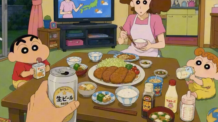 How many people dream of becoming Nobita’s dad, Hiroshi Nohara? The Nohara family, fighting!