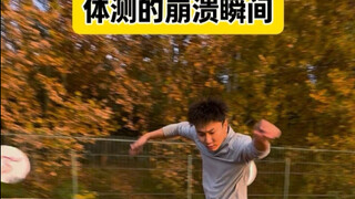 لحظة الانهيار أثناء اختبار اللياقة البدنية