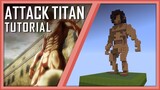 How to Build ATTACK TITAN (EREN) in Minecraft: Attack on Titan Tutorial
