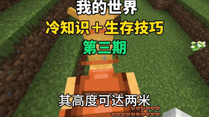 【ماينكرافت】 معلومات ثالثة لا يعرفها حتى لاعبو السجن!