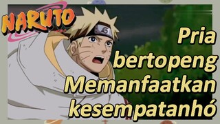 Pria bertopeng Memanfaatkan kesempatan