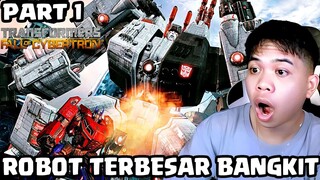 Aksi Pembangkitan Metroplex dan Kematian Megatron !! Transformers Fall Of Cybert